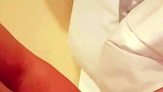 homemade chubby japanese wife gives sloppy asian blowjob