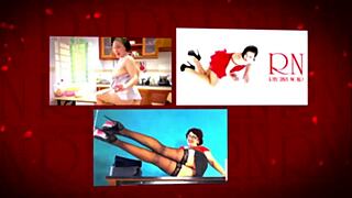 Fingerin pretty pussy in bodystockings she cums hard