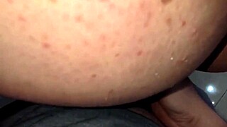 Arabic wife creampied deep in kitchen by friend while husband films homemade