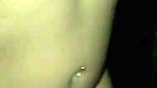 brazilian housewife flashes her wet pussy at swingers house then gloryhole sucks huge cock while cuck hubby jerks