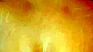 indonesian babe bent over taking bbc creampie doggystyle then missionary