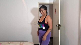 Gym Slut Fingers Ass Bent Over Doggystyle No Panties Masturbating