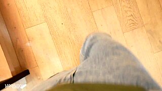 her tight pussy grips my cock while she's clueless in VR - gal ritchie gets bent over and filled