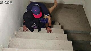 did stepbrother really pound his big stepsis right on those stairs?