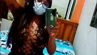 horny latina milf ebony ass begs for cum-filled wet vagina on christmas