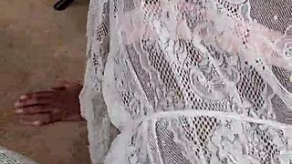 Ebony Amateur Dances In Lingerie Costumes Teasing Her Black Ass