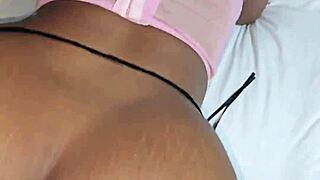 ebony big ass shakes wildly on huge cock in crazy fuck