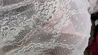 Ebony Amateur Dances In Lingerie Costumes Teasing Her Black Ass