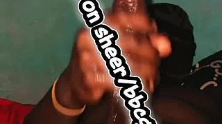 want to see this bbc stud beat his fat midnight cock?