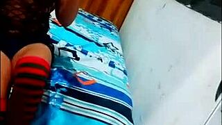 horny latina milf ebony ass begs for cum-filled wet vagina on christmas