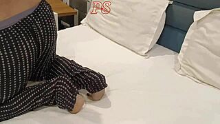 Indian Desi Bhabhi Vibrates Pussy in Hot Bent-Over Doggystyle Shot