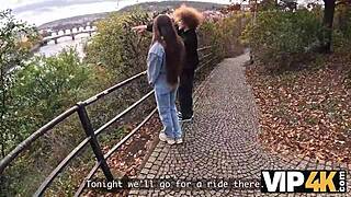 vip4k. czech babe cheats with old friend watching tight shaved pussy