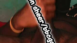 want to see this bbc stud beat his fat midnight cock?