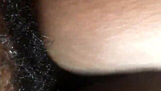 imagine this ebony teen taking that long curved cock with family nearby...