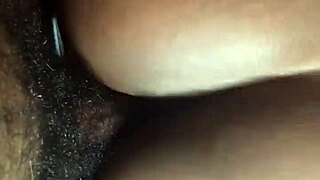 imagine this ebony teen taking that long curved cock with family nearby...