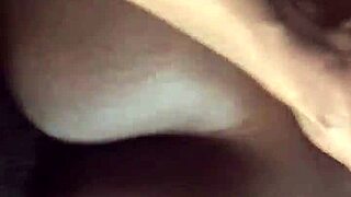 imagine this ebony teen taking that long curved cock with family nearby...