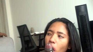 feel this hard bbc stretching my mouth deep amateur couple nysdel loves it