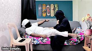 arabic muslim teacher learns fast from student banging pussy creampie lessons!