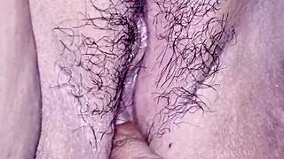 Housewife Prostitute Stuffs Three Fingers Deep into Her Loose Gaping Pussy Hole