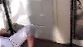 Maria Shadoes Redhead Milf's Intense Behind-the-Scenes Gym Workout Photoshoot BTS