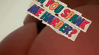 Leather jacket hides curves during blue lingerie twerk tease performance on camera