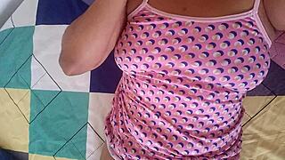 squirting mexican teen whore massages juicy tits pussy lips alone moaning to orgasm in homemade fetish bliss