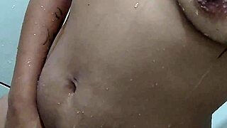 Sassy 18-year-old Brazilian bends over for golden shower fun