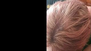 Master trains submissive milf bitch deepthroat to swallow every cum load