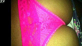 Brazilian Housewife Teases Shaved Pussy In Pink Panties Lingerie Flashing Close Up