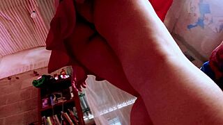 exhibitionist sister-in-law sneaks in, grabs her fat ass