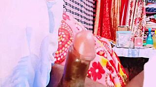 Indian housewife sneaks father-in-law ride with dirty telugu whispers