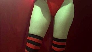 Miss Sugar Sugar teases shaved pussy with vibrator and anal plug closeup