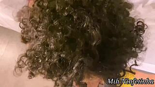 Exotic Athletic Latina In Lingerie Teases Her Tight Pussy With Pierced Fitness Massage