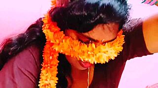 Indian housewife sneaks father-in-law ride with dirty telugu whispers