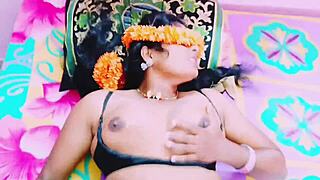 Indian housewife sneaks father-in-law ride with dirty telugu whispers