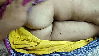 Bengali Bride's Big Tits Exposed Nipples Sucked by Local Boy Wedding Night