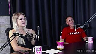 check out bruna carlos in sheer red lingerie on bora cast teasing every curve suggestively