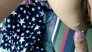 Bhabhi's Big Ass Bent Over for Devar's Rough Anal Creampie