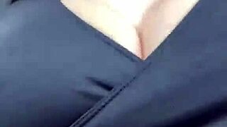 Stepmom's Big Boobs Stroll Turns Intriguing Outdoors