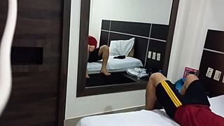 our special moment alone... hot stepdaughter rides my cock n moans so sensually ridin me in hotel room