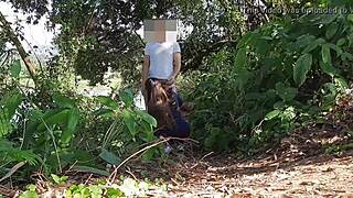 riverbank assfuck tempts with big cock thrill