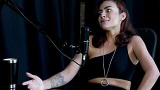 escaped abusive relationship hospitalized in psych ward lives trisal with masseuse kamilla werneck sheer red