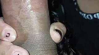 Deepthroat huge cock then swallow every creamy drop in submissive bliss