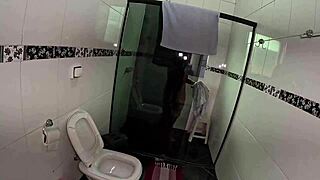 three brazilian latinas with huge asses and shaved pussies shower together... toys and lingerie chaos ensues 🔥🍑💦