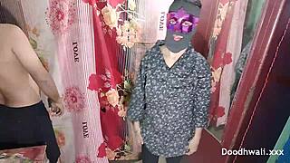 In the indian countryside, mature wife and husband break virginity seal with rough first-time sex on ranch