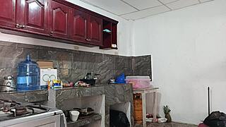 Seeing My Friend's Pretty Sister Prepare Very Tasty Dinner Makes Me Happy