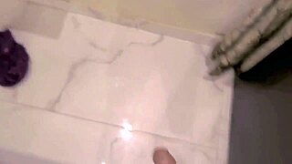 Chubby milf mommy sucks dick swallows cum in rough handjob