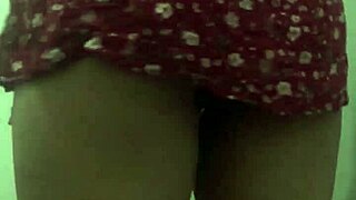 Neighbor's Skirt Peek Leads to Intense Colombian Latina Fuck Session