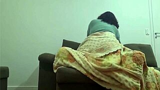 stepmom bounces on stepson's fat cock real homemade