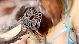 samantha bbw blue lingerie creampie fuck huge tits bouncing 😍💦